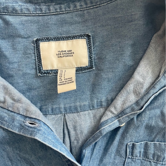 I love h8i denim top - Picture 2 of 2